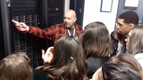 Visite du data center